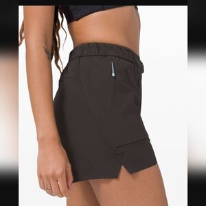Rare Lululemon Lab Kosaten Shorts, size 4, black granite